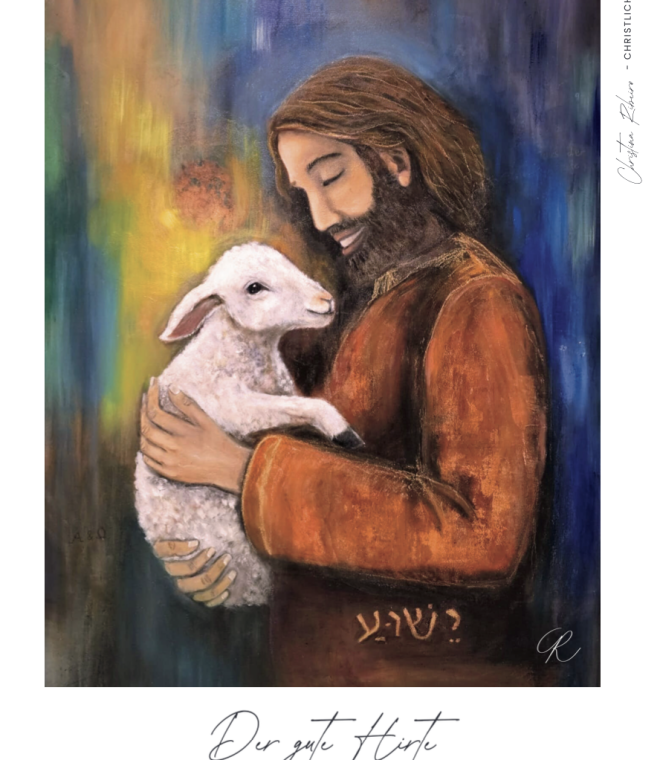 Kunstdruck "Der gute Hirte"