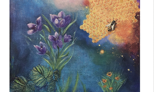 Kunstdruck "Bees"